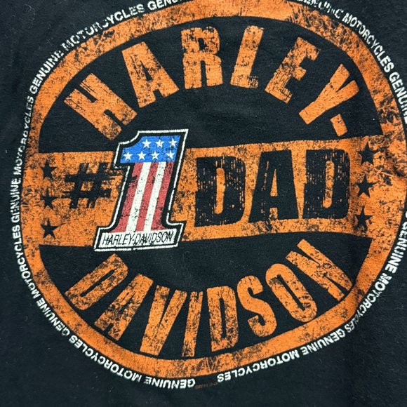 Harley Davidson size large #1 Dad - Picture 4 of 7